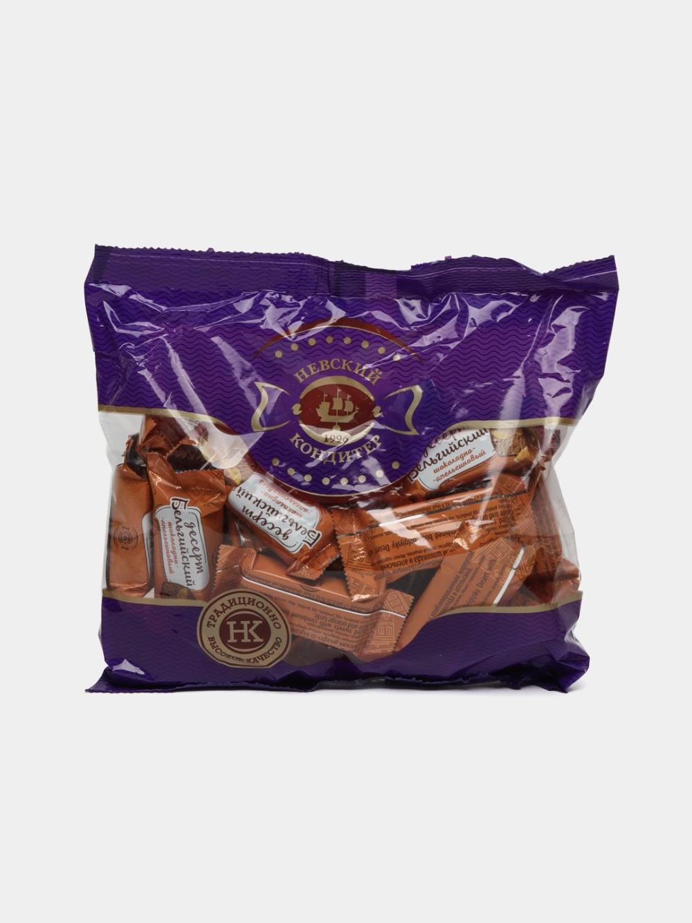 Конфеты Бельгийский десерт, с шоколадно-апельсиновым вкусом, 500 г 2