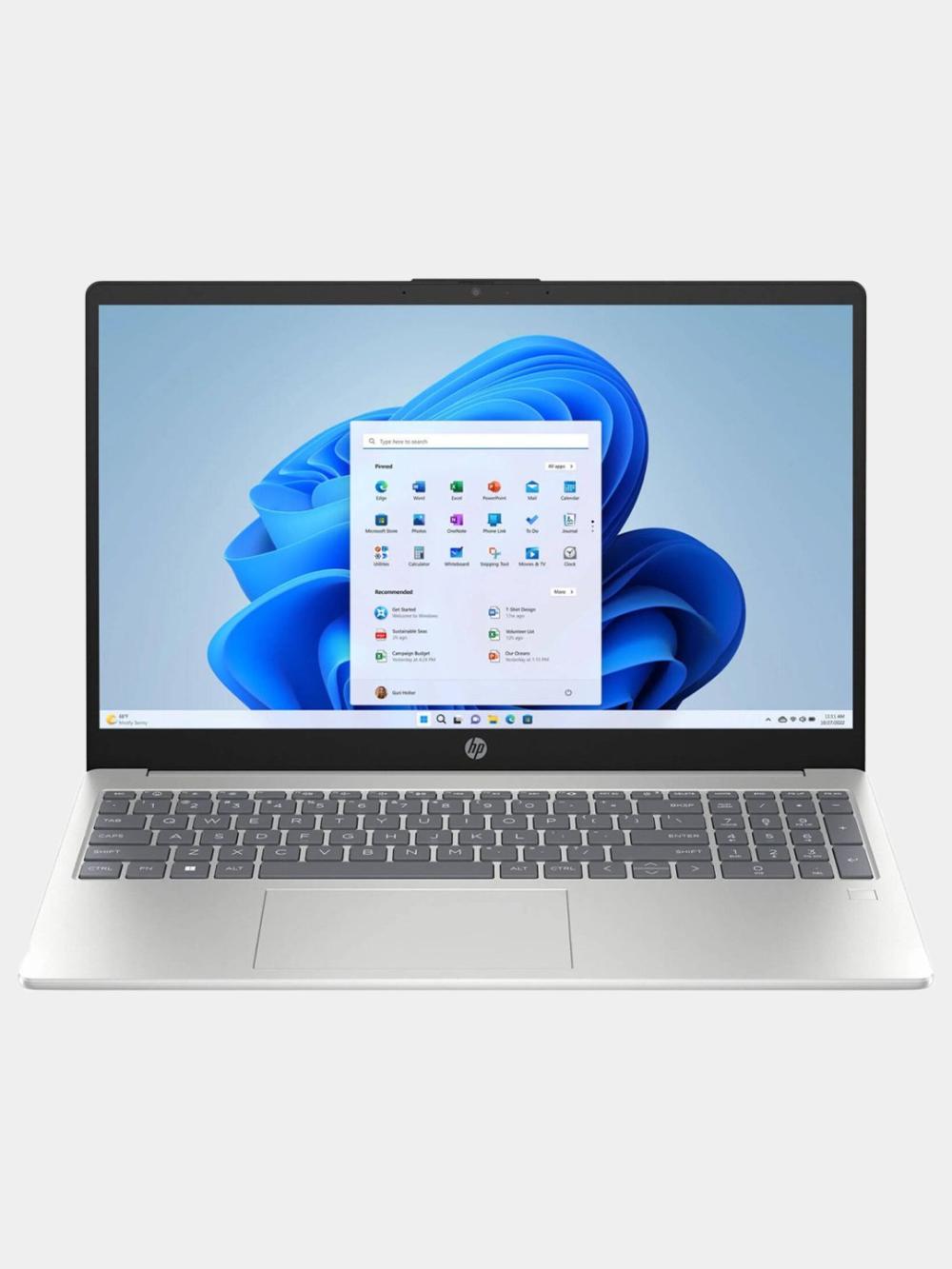 Ноутбук HP 15-fd0131WM, i3-N305, DDR4 8 ГБ / SSD 256 ГБ, 15.6" FHD, с отпечаткой, Windows 1