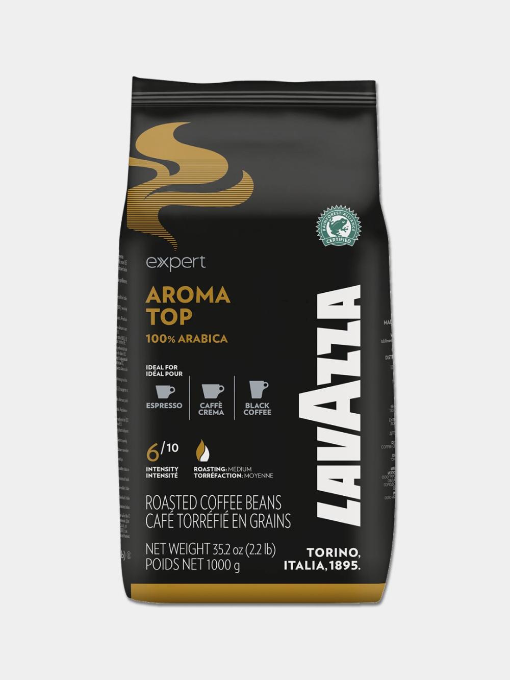 Кофе жареный в зернах Lavazza AROMA TOP , 1 кг 1