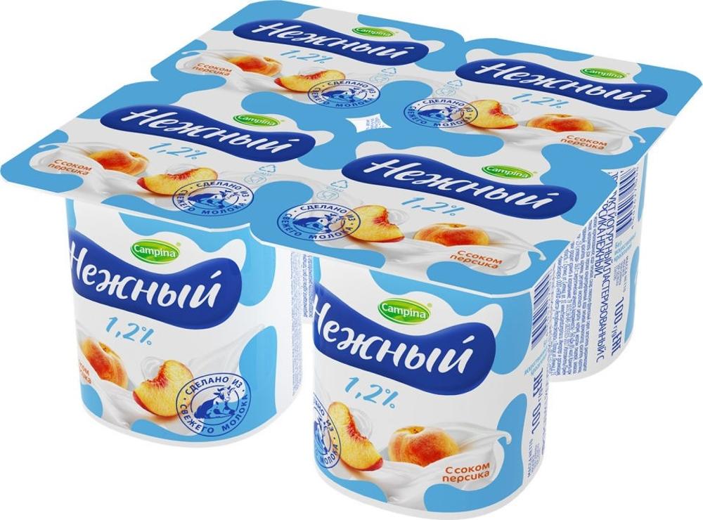 YOGURT CAMPINA NEJ. PERSIK 1.2% 100GR 1