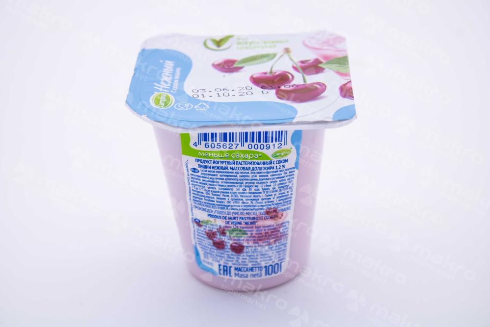 YOGURT CAMPINA NEJ. VISHNYA 1.2% 100GR 1