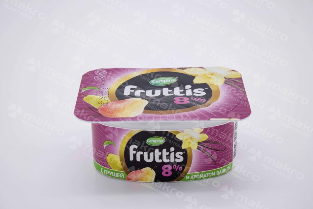 YOGURT FRUTTIS VISHNYA+GRUSHA 8% 115GR 1