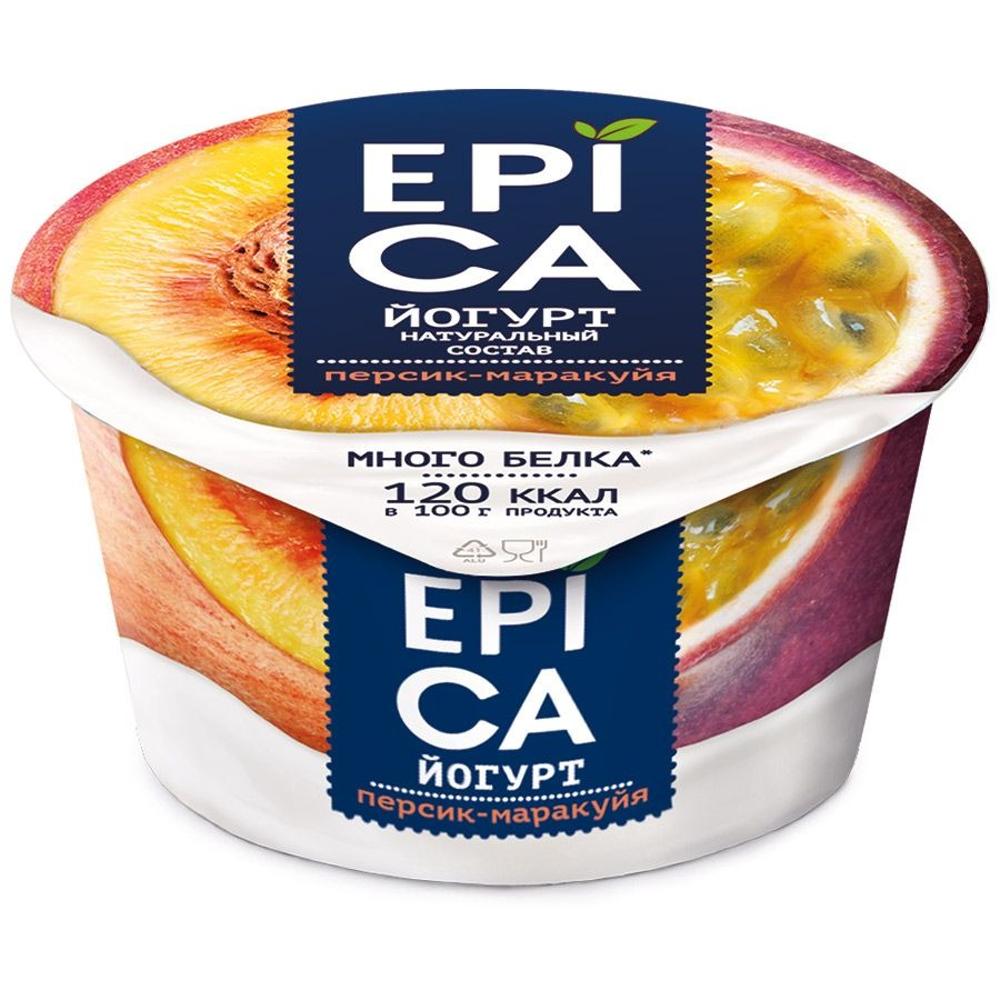YOGURT EPICA 130GR PERSIK MARAKUYA 4,8% 1