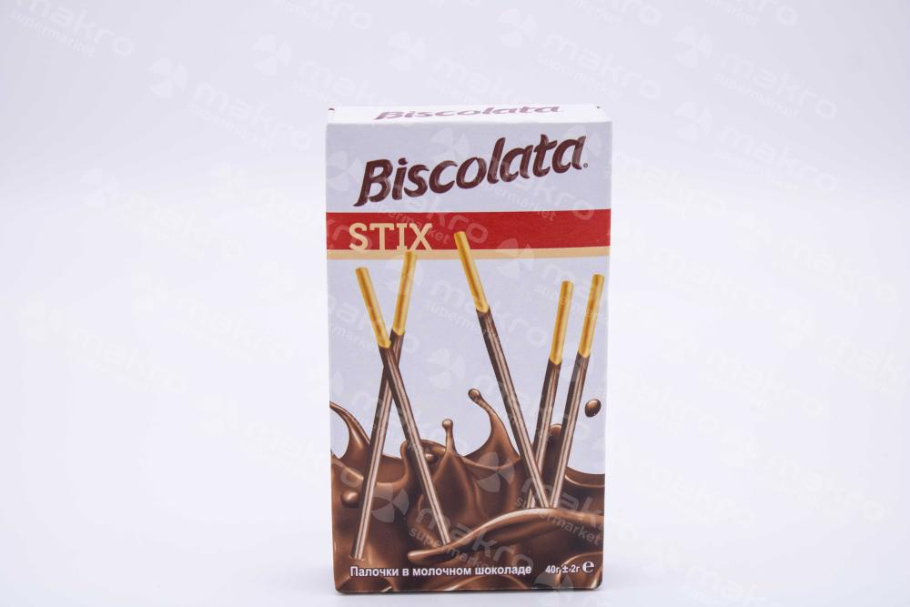 PECHENIE BISCOLATA STIX MILK CHOC.40GR 1